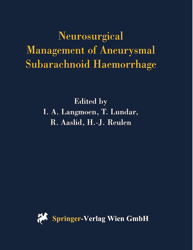 Front cover_Neurosurgical Management of Aneurysmal Subarachnoid Haemorrhage