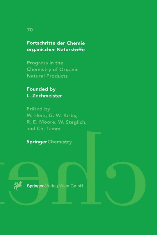Front cover_Fortschritte der Chemie organischer Naturstoffe Progress in the Chemistry of Organic Natural Products