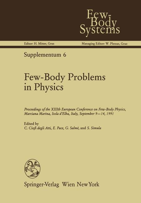 Front cover_Few-Body Problems in Physics
