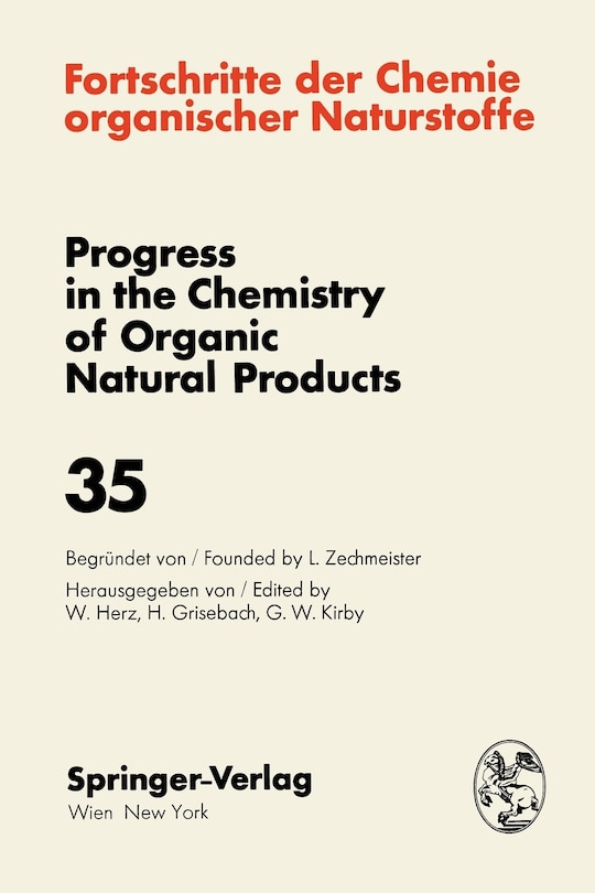 Couverture_Fortschritte der Chemie Organischer Naturstoffe / Progress in the Chemistry of Organic Natural Products