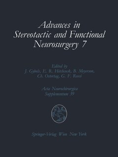 Front cover_Advances in Stereotactic and Functional Neurosurgery 7