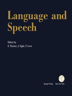 Front cover_Language and Speech