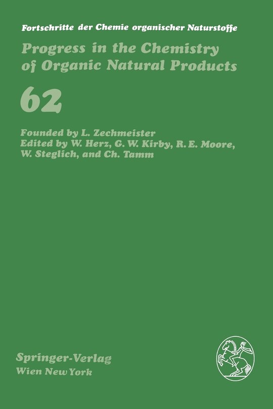 Couverture_Fortschritte der Chemie organischer Naturstoffe / Progress in the Chemistry of Organic Natural Products