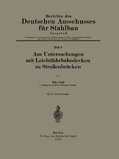 Couverture_Aus Untersuchungen mit Leichtfahrbahndecken zu Straßenbrücken