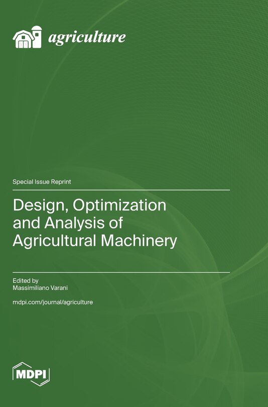Couverture_Design, Optimization and Analysis of Agricultural Machinery