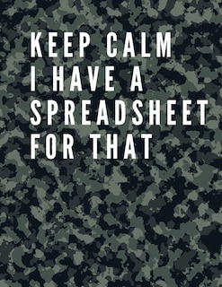 Couverture_Keep Calm I Have A Spreadsheet For That
