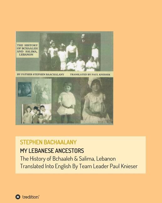 Front cover_My Lebanese Ancestors
