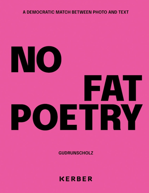 Front cover_Gudrun Scholz: No Fat Poetry
