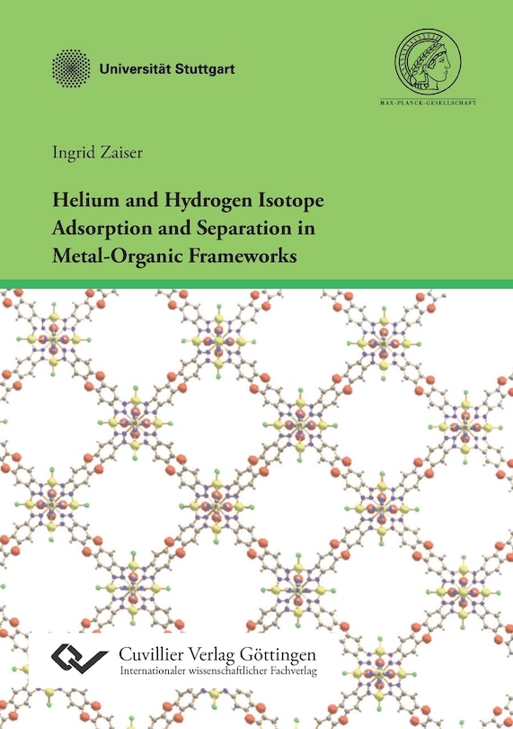 Front cover_Helium and Hydrogen Isotope Adsorption and Separation in Metal-Organic Frameworks