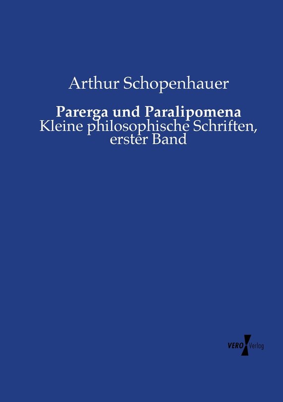 Couverture_Parerga und Paralipomena