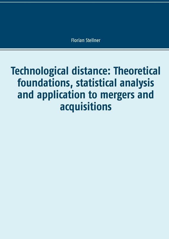 Front cover_Technological distance