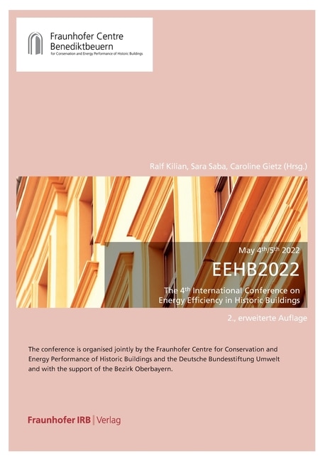 Front cover_EEHB 2022. The 4th International Conference on Energy Efficiency in Historic Buildings
