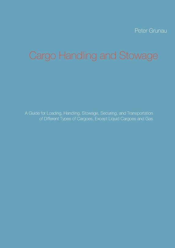 Front cover_Cargo Handling and Stowage