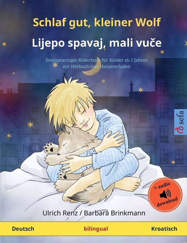 Couverture_Schlaf gut, kleiner Wolf - Lijepo spavaj, mali vuče (Deutsch - Kroatisch)