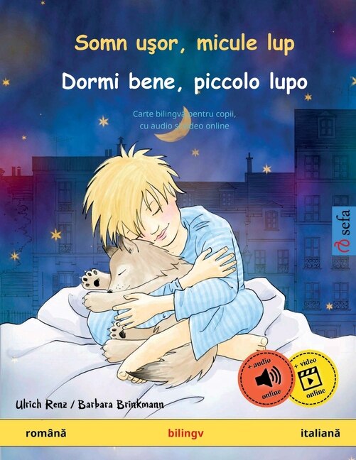 Couverture_Somn uşor, micule lup - Dormi bene, piccolo lupo (română - italiană)