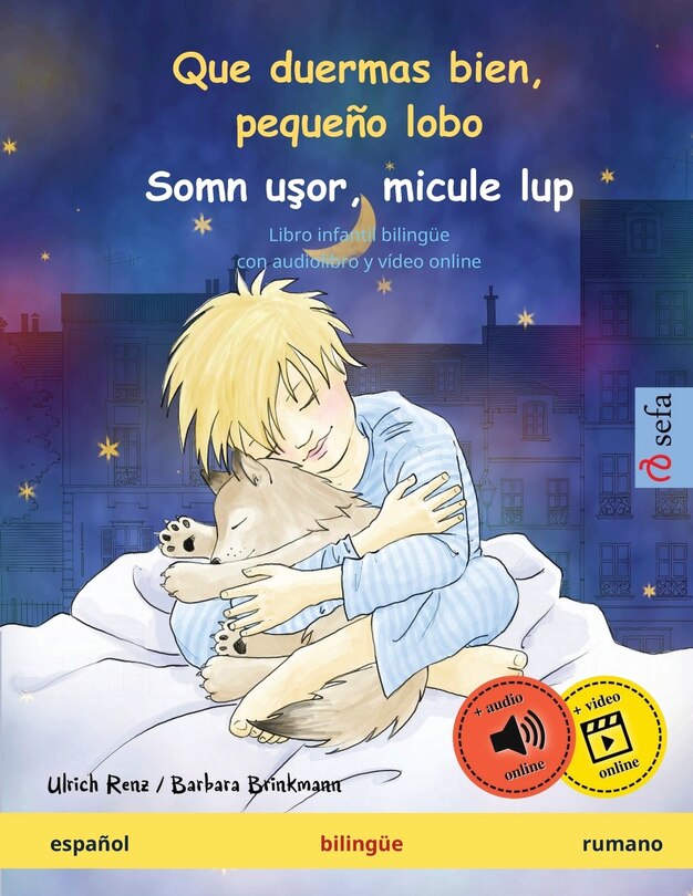 Couverture_Que duermas bien, pequeño lobo - Somn uşor, micule lup (español - rumano)