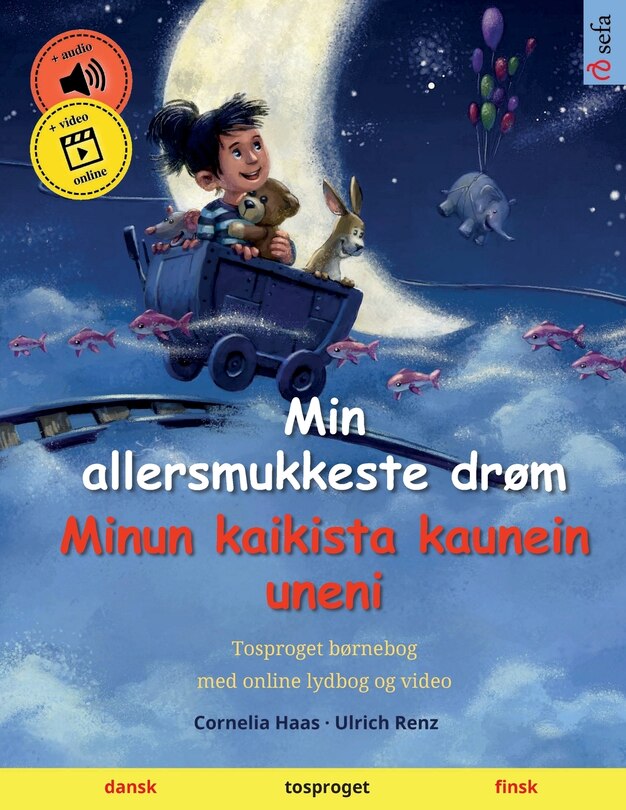 Couverture_Min allersmukkeste drøm - Minun kaikista kaunein uneni (dansk - finsk)