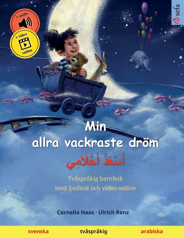 Front cover_Min allra vackraste dröm - أَسْعَدُ أَحْلَامِي (svenska - arabiska)