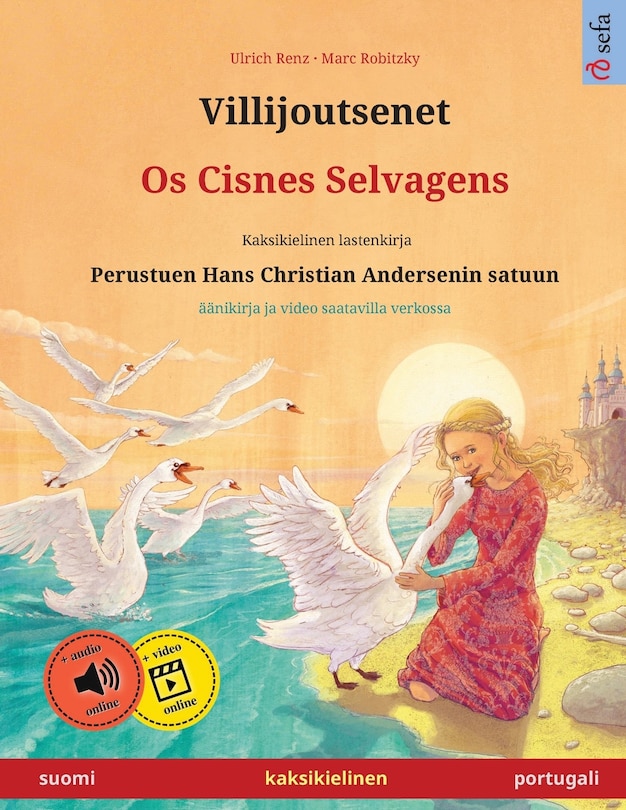 Couverture_Villijoutsenet - Os Cisnes Selvagens (suomi - portugali)