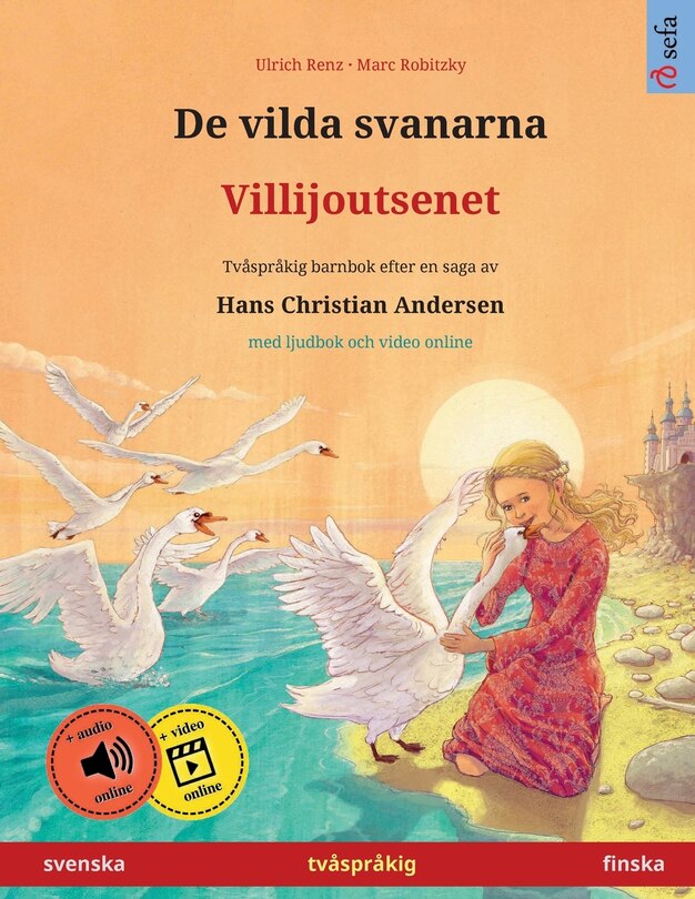 Couverture_De vilda svanarna - Villijoutsenet (svenska - finska)