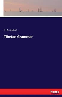 Front cover_Tibetan Grammar