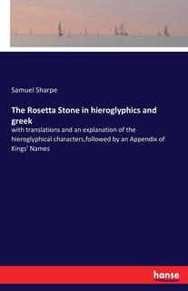 Front cover_The Rosetta Stone in hieroglyphics and greek