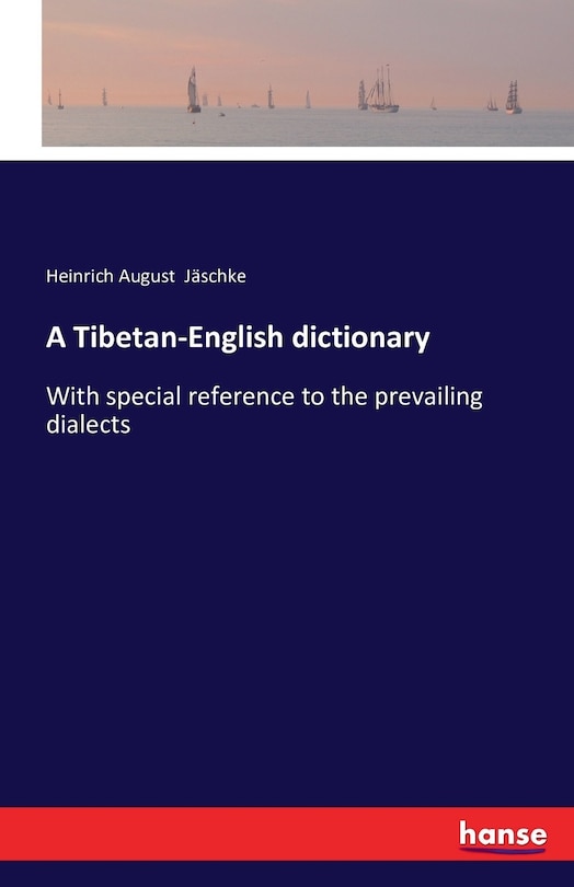 Front cover_A Tibetan-English dictionary