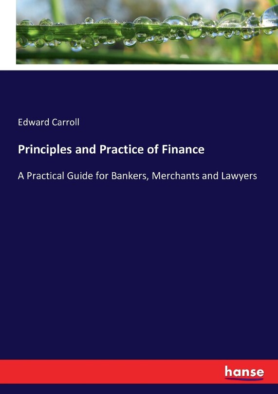 Front cover_Principles and Practice of Finance