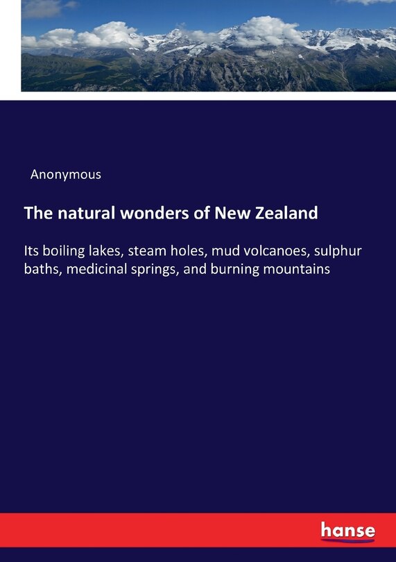 Front cover_The natural wonders of New Zealand