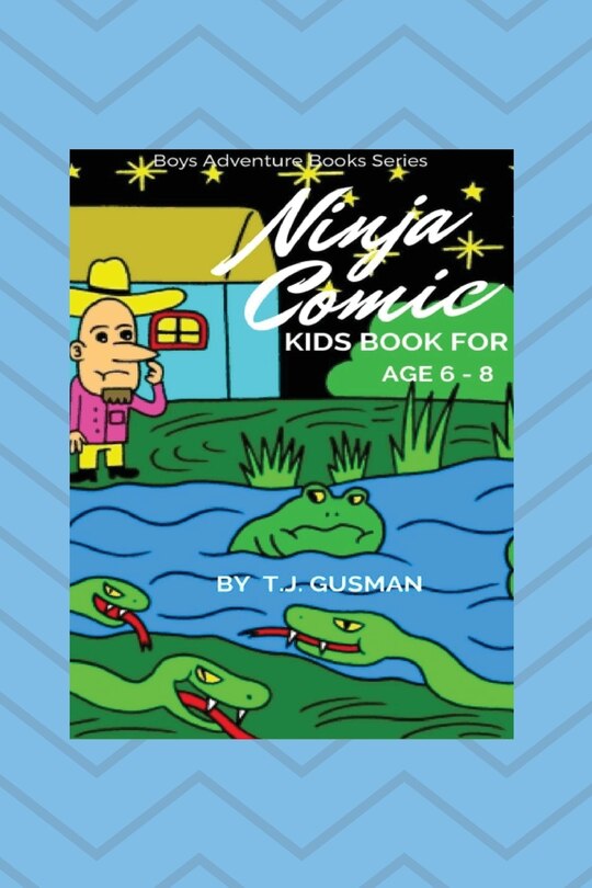 Front cover_Ninja Comic Kids Book For Age 6 - 8