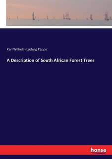 Front cover_A Description of South African Forest Trees