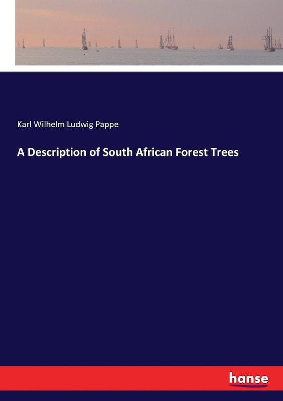 Front cover_A Description of South African Forest Trees