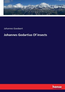 Couverture_Johannes Godartius Of insects