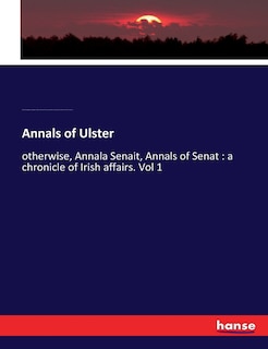 Front cover_Annals of Ulster