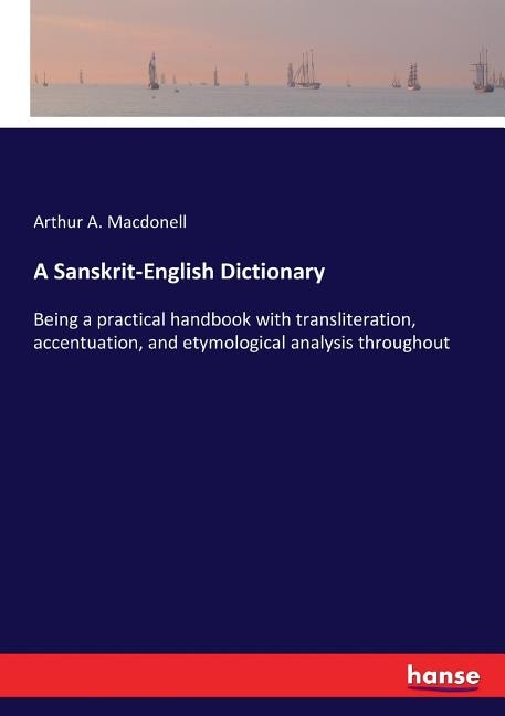 Front cover_A Sanskrit-English Dictionary