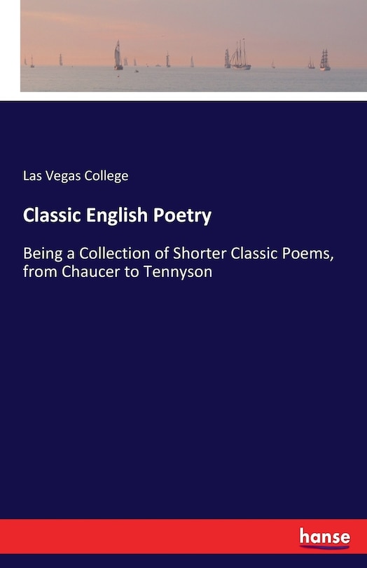 Front cover_Classic English Poetry