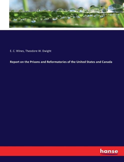 Couverture_Report on the Prisons and Reformatories of the United States and Canada