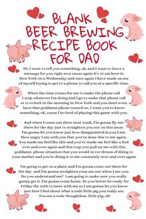 Blank Beer Brewing Recipe Book For Dad: Funny Father's Day Beverage Pilsner Cookbook For Dads Who Love Dark & Light Stout & Lager - Parody