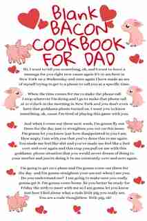 Blank Bacon Cookbook For Dad: Funny Father Cookbook Notepad Book - Parody Dad Gift Journal To Write In Meat Pork Grill & Barbecue by Jennifer Wellington