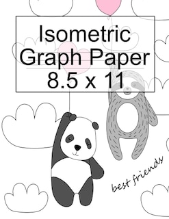 Isometric Graph Paper 8.5 X 11: Graphic (.28 Per Side) Design Class Project Notebook & Geometric Journal For Designers To Draw Patt