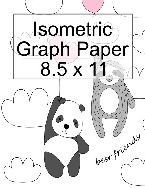 Isometric Graph Paper 8.5 X 11: Graphic (.28 Per Side) Design Class Project Notebook & Geometric Journal For Designers To Draw Patt