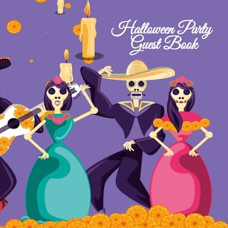 Front cover_Halloween Party Guest Book
