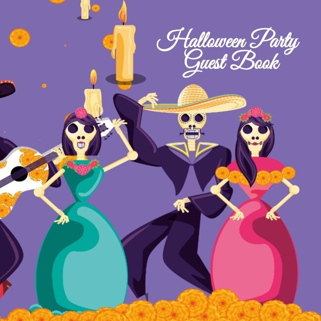 Front cover_Halloween Party Guest Book