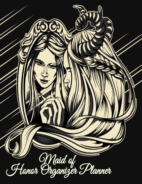 Maid Of Honor Organizer Planner: Bride With Maid Of Honor Halloween Notebook To Plan Best Girl Friend And Bestie Wedding, Bridal Sho