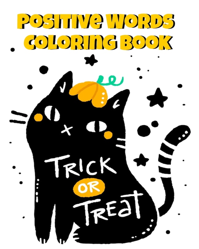 Front cover_Positive Words Coloring Book