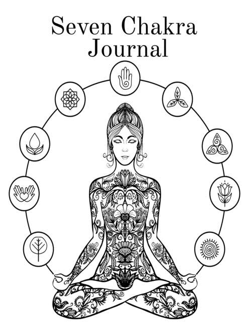 Seven Chakra Journal: Medieval Renaissance Pentagram Notebook For 90 Daily Spells - 3 Month Magic Witchcraft And Oracles