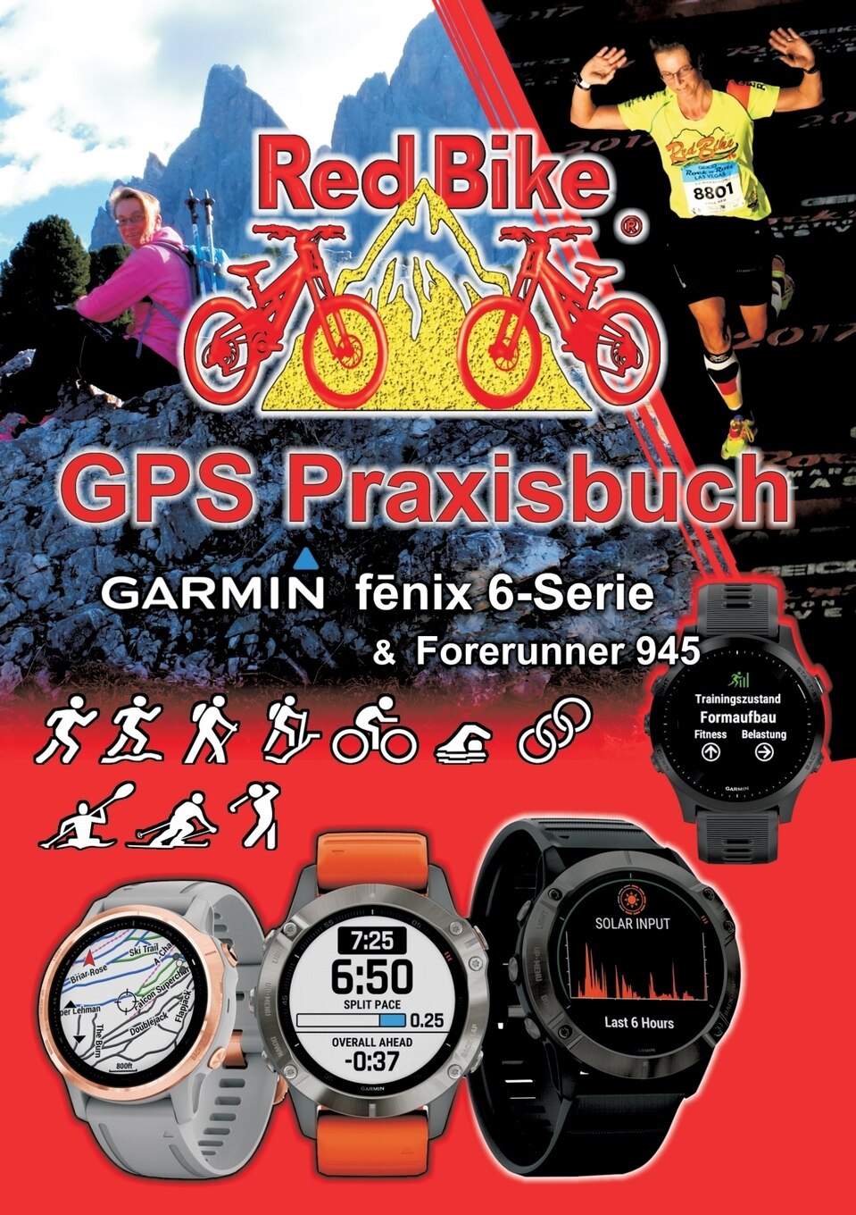 Gps Praxisbuch Garmin Fenix 6 serie Forerunner 945 Funktionen Einstellungen Navigation Book By NuBdorf Redbike tp Indigo
