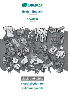 Front cover_British English - hrvatski, visual dictionary, BW