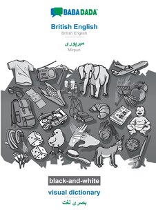 Front cover_British English - Mirpuri (in arabic script), visual dictionary, BW