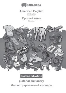 Couverture_American English - Russian (in cyrillic script), pictorial dictionary, BW